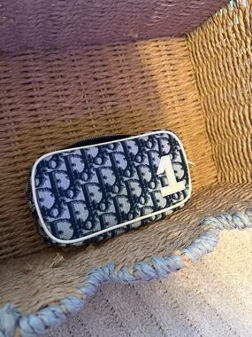 Christian Dior Monogram Small Pouch with Number Patch